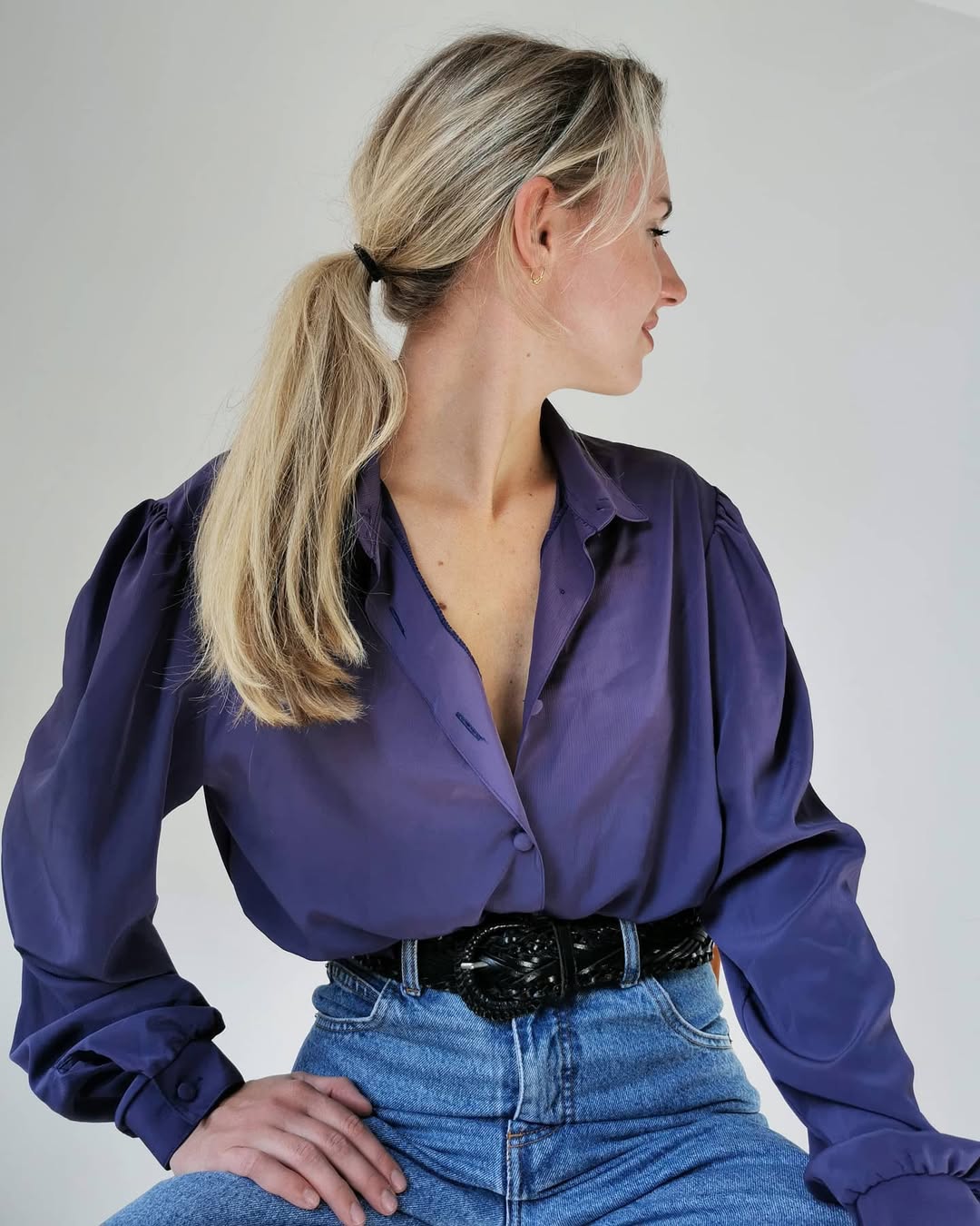 Blusa morada